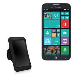 BoxWave Case Compatible with Samsung ATIV SE - Sports Armband, Adjustable Armband for Workout and Running for Samsung ATIV SE - Jet Black