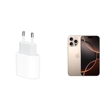 Apple iPhone 16 Pro Max (256 GB) – Titânio-deserto e Apple Carregador MagSafe (1m)