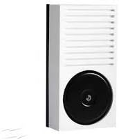Underdome Door Bell in White Case - Battery Operated