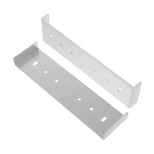 Artibetter 2pièces Supports De Pour Boîtes Aux Lettres Lot De Plaque De Base Métallique Pour Installation Sécurisée Poteaux