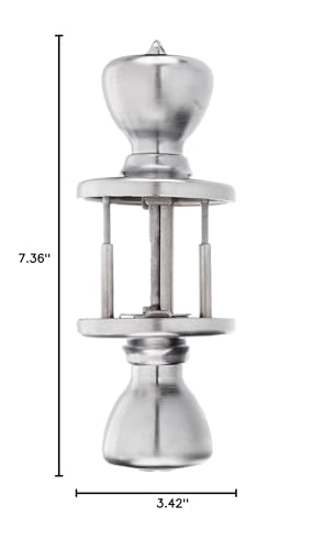 Image of Kwikset 94002-870 Tylo Keyed Entry Knob with Smartkey Security in Satin Chrome (Pack of 2)
