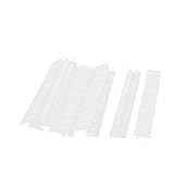 Color: ; Peso: 11g X-DREE 10Pcs Universal White Plastic Electric Clip-in Marker Plate Strip para UK-2.5B UK-1.5N Terminal Board(10Pcs Universal White Plastic Clip-in Marker Plate Strip for UK-2.5B UK-1.5N Terminal Board