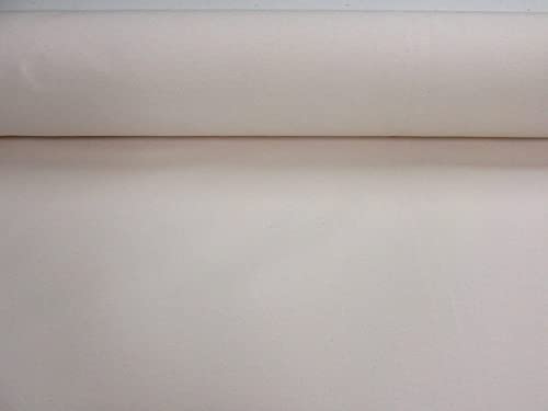 GADETEX Loneta lisa por metros Telas por metro loneta (0,50 x 2,80 m, Tejido loneta Lisa Nº 102 Crudo) Cover