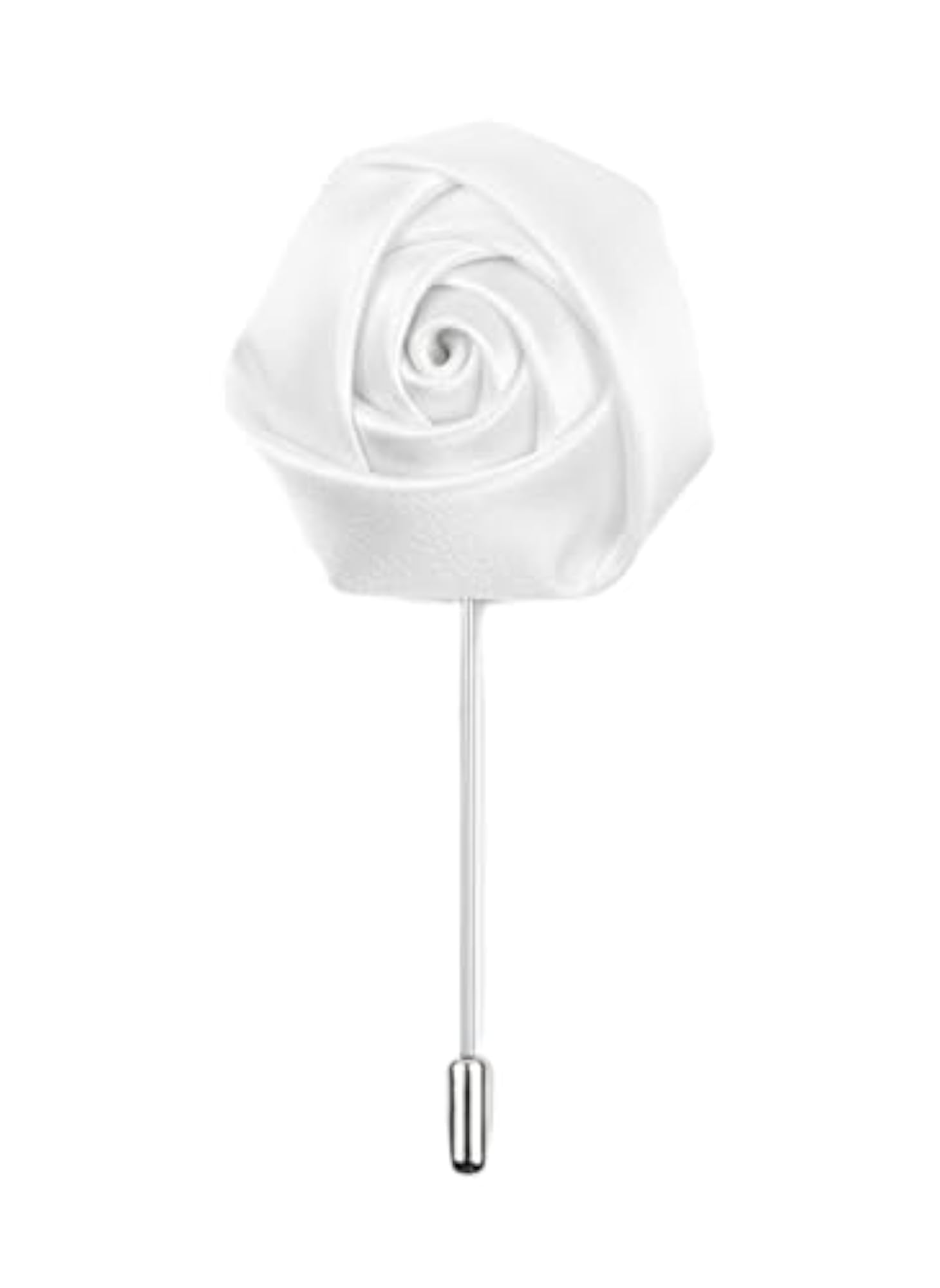 Floral Stick Brooch Lapel Pin, Unisex Suit Accessory