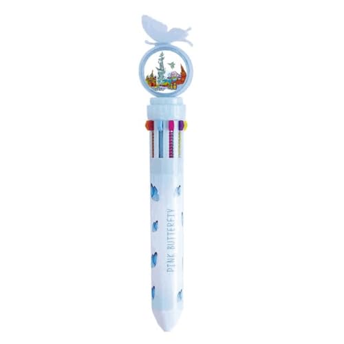 Stylo à bille rétractable multicolore à offrir pour amateurs de papeterie originale