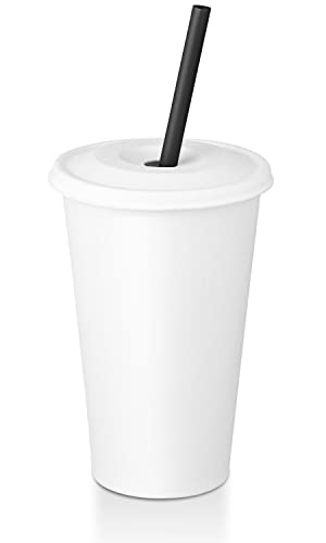 KTOB [16 oz. - 50 sets] Disposable Paper Cups with...