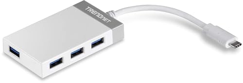 Hub USB-C 4 ports mini pour PC et Mac extension de connectivité multiprise