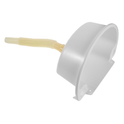 Yardenfun Mini Lavabo Mural sans Perçage Vasque Suspendue Blanche avec Tuyau Évacuation Lave-mains Gain de Place pour Petites Salles de Bain et Balcons