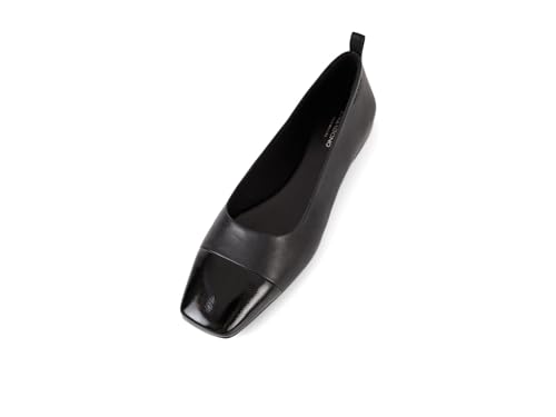 Vagabond Women's Delia Leather Toe Cap Flats Ballet2