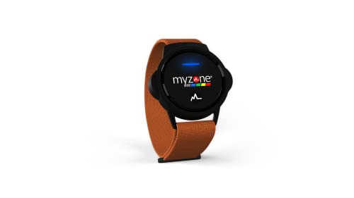 MYZONE MZ-Switch Replacement Arm & Wrist Straps - Orange - Vibrant, Adjustable & Comfortable Replacement Fitness Band for the MZ-Switch