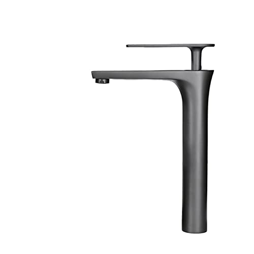 Mitigeur lavabo gris en laiton pour remplacer un robinet qui fuit