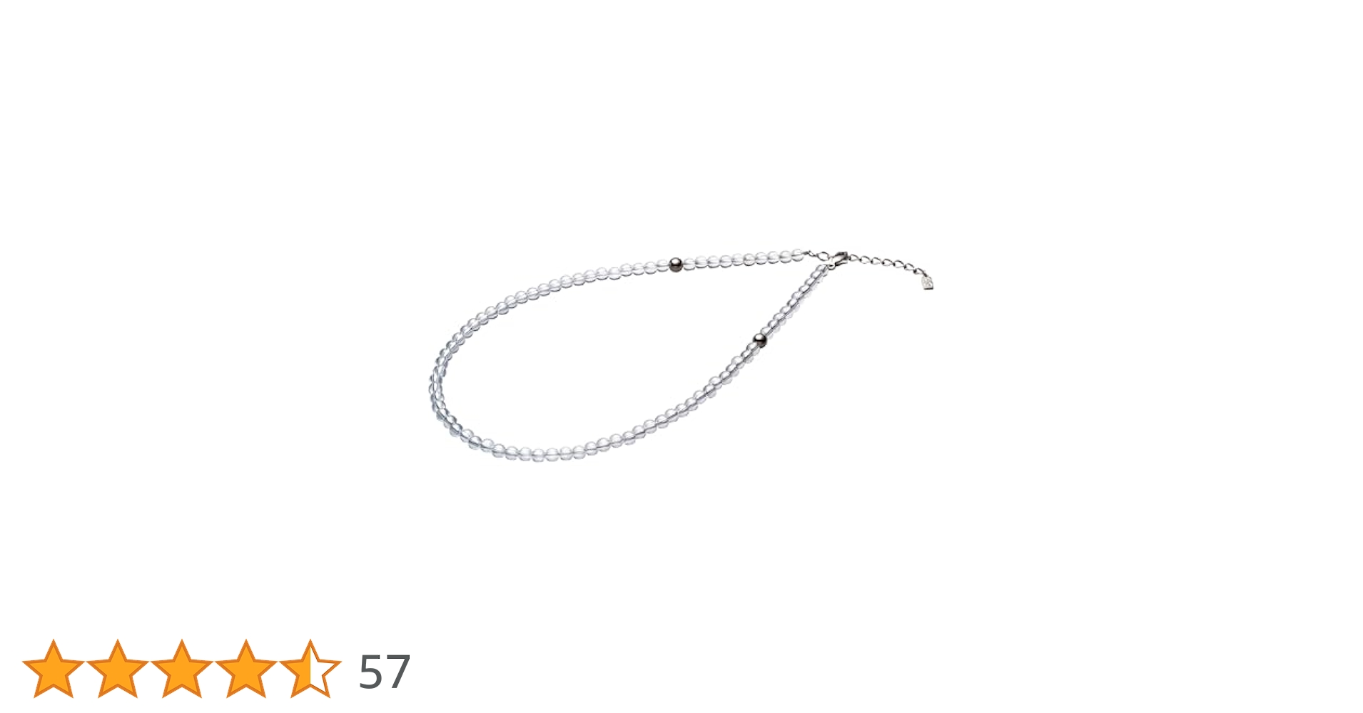 Phiten ファイテン 水晶ネックレス 5mm 40cm 水晶ネックレス(5mm玉) 40cm | ファイテン公式通販サイト