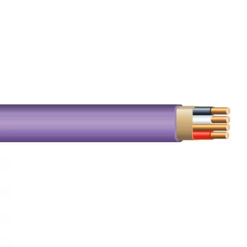 Cable NM-B 12/3 Cerrowire CerroMax SLiPWire de cobre sólido púrpura de 15 pies para interiores