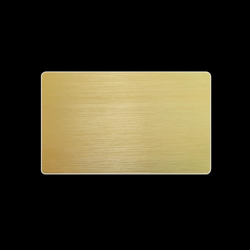 Cartes NFC acier inoxydable et puce 215 pour partage de profil sans contact