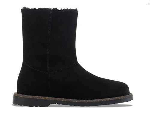 Birkenstock Damenschuhe Uppsala Stiefeletten, Uppsala Zip Shearling Black, 36 EU