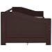 Generisch Kangmusi Tagesbett 3-Sitzer Schubladen Dunkel Kiefernholz 90x200 cm, 322172