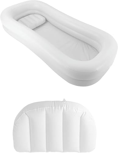 Baignoire gonflable avec pompe médicale et kit de douche résistant - 3