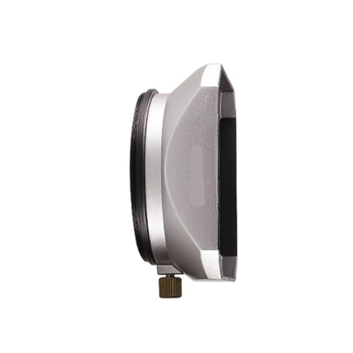 Parasol de 40,5 mm para lente de 25 mm evita reflejos plata