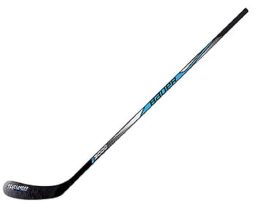 Bauer Unisex – Erwachsene I3000 Hockeyschläger, Schwarz, linke Hand unten normal Rechtshänder