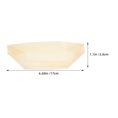 Bandejas desechables de madera para sushi 50 unidades miniatura 2
