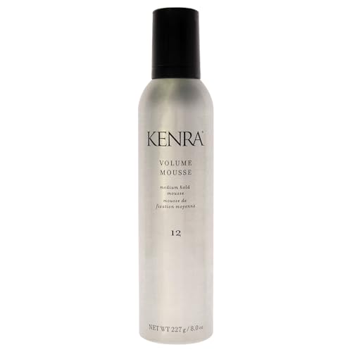 Kenra Professional Volume Mousse 12 | Medium Hold Mousse | Non-Drying, Non-Flaking Lightweight Formulation |Styling Control Without Stiffness Or Stickiness | Tames Frizz & Conditions | All Hair Types