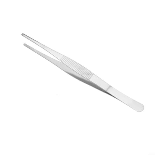 Pinzette per barbecue, pinze per bistecche, in acciaio , pinze per churrasco, utensili da cucina (18 cm)