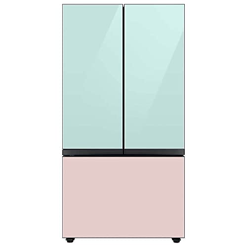 Samsung Morning Blue Glass Bespoke 3-Door French Door Refrigerator Top Panel #TOP3