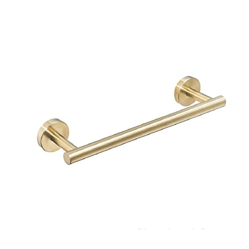 WWHATE Home Style - Toallero de pared para baño, baño o inodoro (oro cepillado, 50 cm)