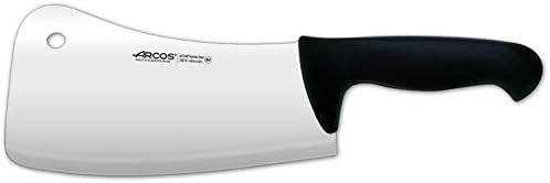 Arcos Series 2900 - Cleaver Knife Butcher Knife - Blade Nitrum Stainless Steel 8" - Handle Polypropylene Black Color