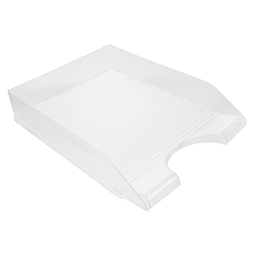 FUNOMOCYA Multi File Organizer Transparent Office Storage Box Practical Document Organizer for Efficient File Management for Desk Home Office School Use