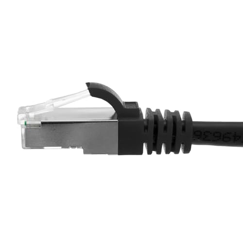 Cable Patch Ethernet CAT6 NavePoint 7 Ft Negro 5 Pack miniatura 2