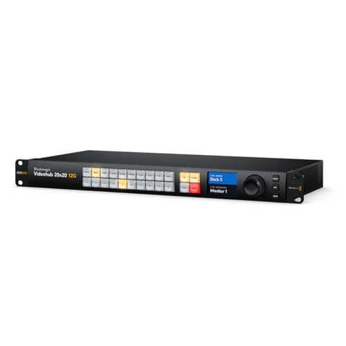Image of Blackmagic Design Videohub 20x20 12G Zero Latency Video Router (VHUBSMAS12G02020)