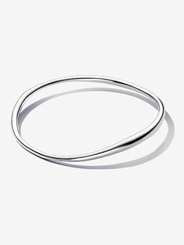 Pandora Essence Organically Shaped Bangle - Sterling Silver Bangle - Gift for Women - Includes Gift Box3
