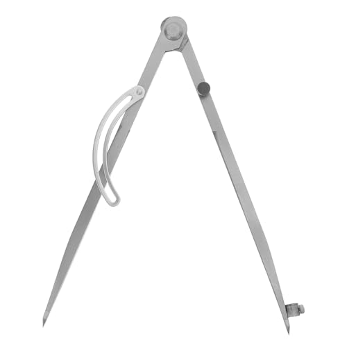 Compas de charpentier réglable en acier carbone de 300 mm pour traçage de menuiserie