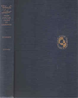 French Labor From Popular Front to Liberation B0006DEIHM Book Cover