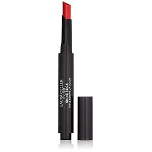 LAURA GELLER NEW YORK Shine Stick Triple-Benefit Lip Color with Lipstick, Lip Gloss and Lip Balm Effect – Long Lasting, Moisturizing, High Shine and Pigmented 3-in-1 Lip Color, Radian Red