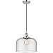 Innovations Lighting 201C-PN-G74-L-LED Franklin Restoration X-Large Bell Mini Pendant