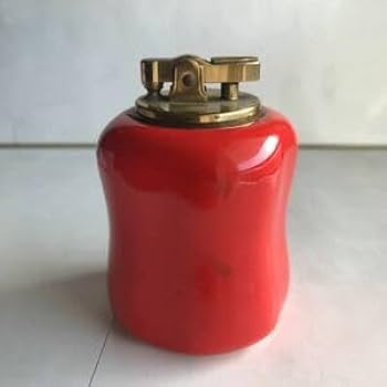 Amazon.co.jp: □昭和レトロ 卓上ライター オイルライター 陶器製