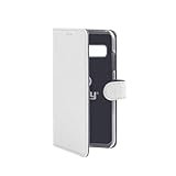 Funda tipo libro. Celly-Wally Case Galaxy S10 Color Blanco