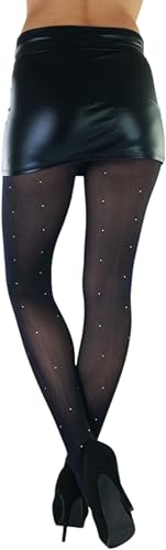Image of ToBeInStyle Womens Fun Tights with Festive Wrap Around Designs