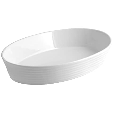Plat à Four Oval en Porcelaine Home Cover