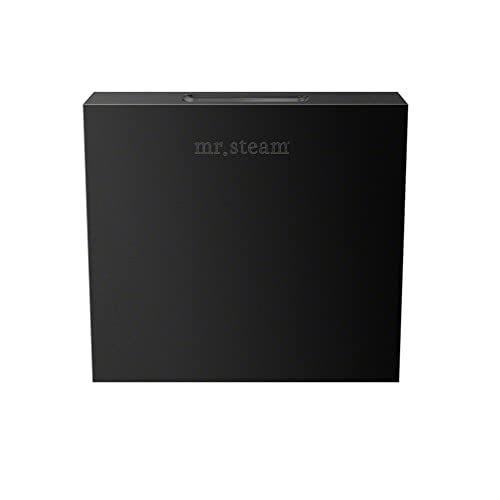 aroma designer square 3 in steam head in matte black