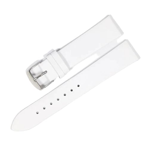 Bracelet de montre en cuir de vache véritable HMFang 18mm lisses
