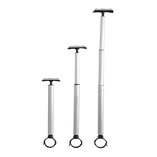 ECIMORPLE Motorcycle stabilizer bar Bracket 50% Telescopic Self Balance Scooter Hoverboard Support Handlebar Rod Armrest Lever Bike Accessories Motorcycle stabilizer bar(Silver)