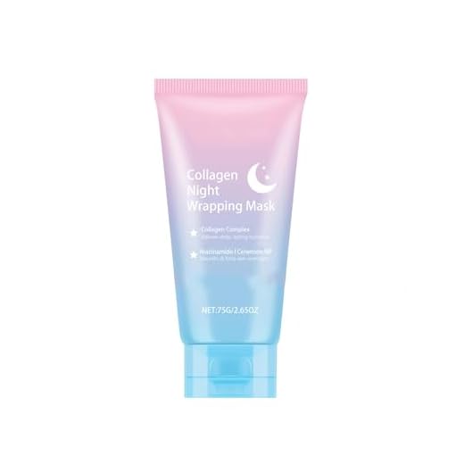 Mascarilla Nocturna de Colágeno 75ml | Tratamiento Intensivo con Niacinamida y Ceramidas para un Rostro Más Firme y Sin Arrugas | Efecto Lifting y Hidratación Profunda