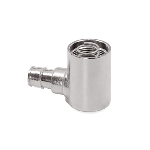 Aquor 1/2 inch PEX F1960 Expansion 90 Degree Elbow Stainless Steel Inlet, Pipe Fitting Accessory, Installation Part for Aquor House, RV, and Boat Hydrants