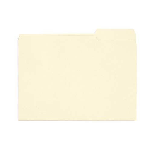 File Folder, 1/3 Cut Tab, Letter Size, Great For Organizing And Easy File Storage, 100 Per Box (Manila) #TOP1