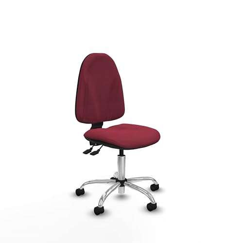 Piqueras y Crespo   Silla para teletrabajo según Norma Algarra, operativa y Regulable en Altura, Ideal para Comprar Silla de Oficina para Mujer, sin cabecero.