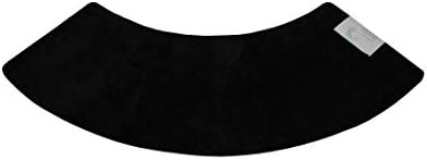 Luxury Quadrant Curved Black Shower Mat (Large)