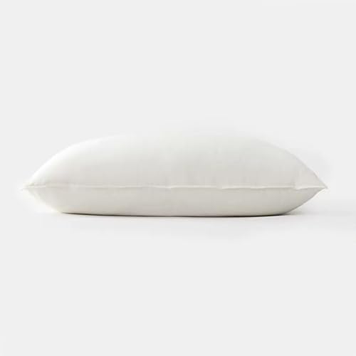linens delight Highland Feather® - Standard - European Duck Down Pillow Insert - 650 Fill Power - for Side and Back Sleepers